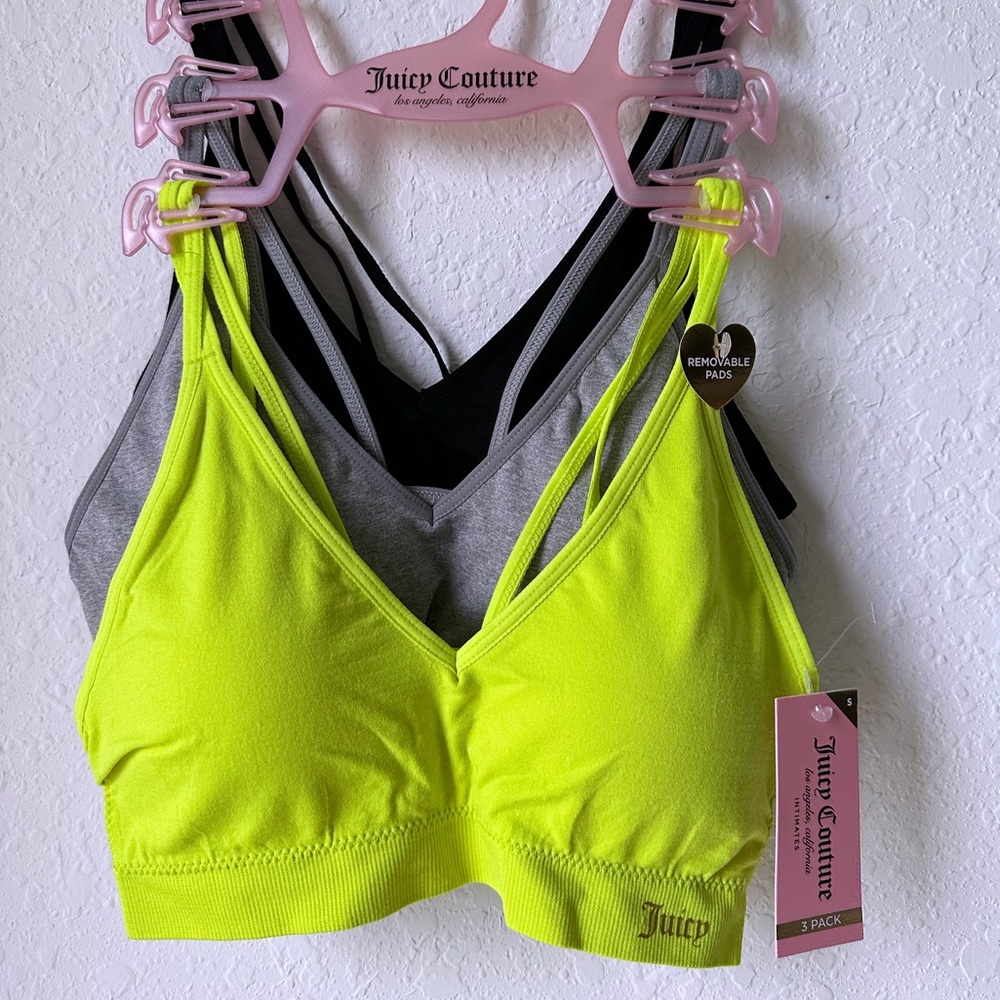 Juicy Couture Bralette Pack (3)